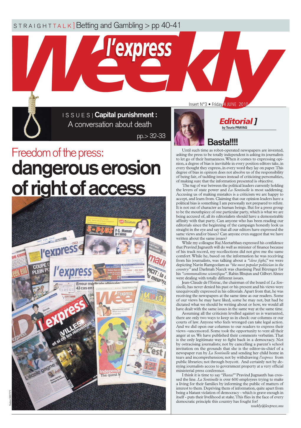 L'express Weekly 4 June