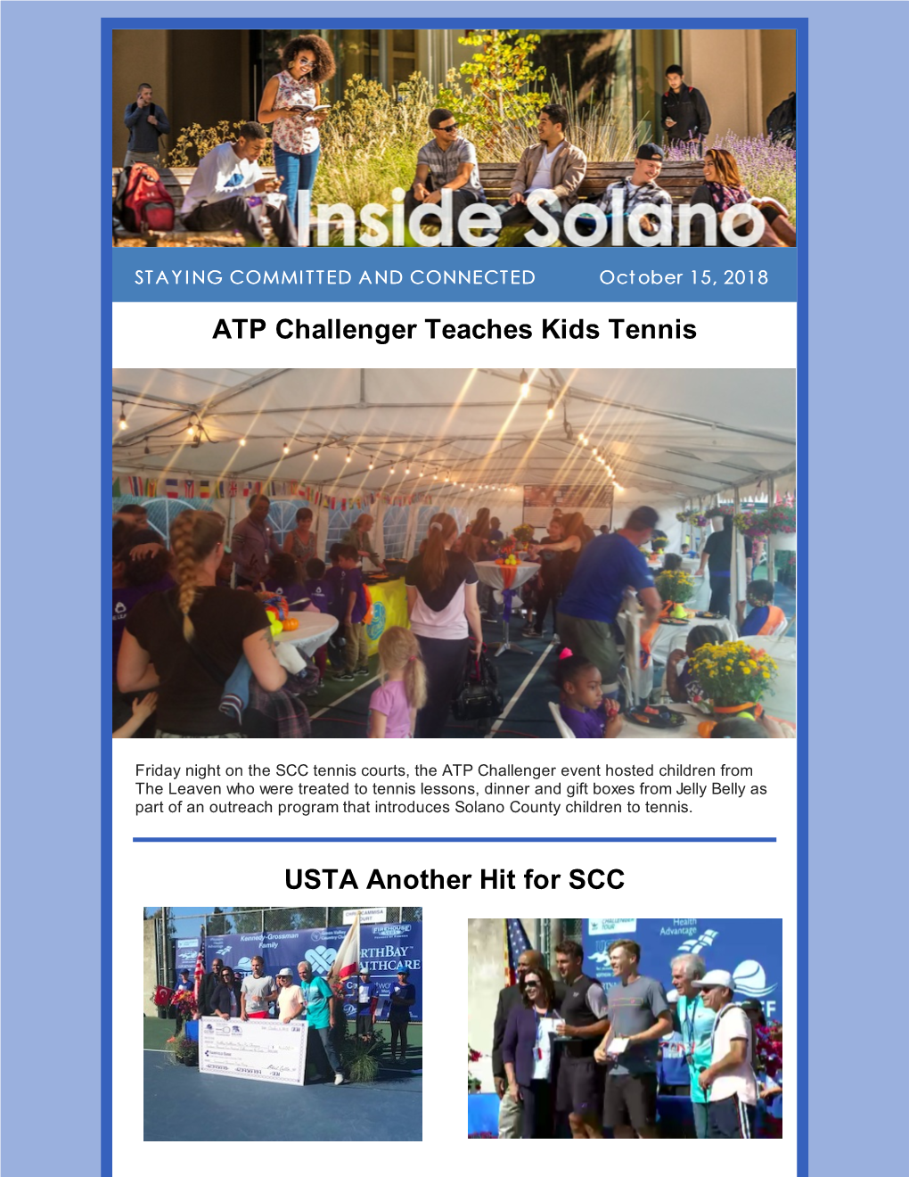 ATP Challenger Teaches Kids Tennis USTA Another Hit For