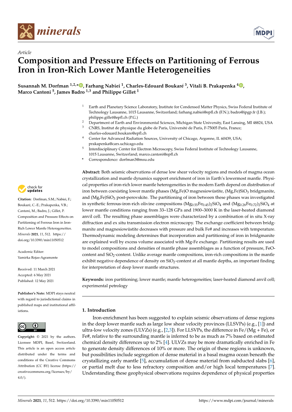 Composition and Pressure Effects on Partitioning of Ferrous Iron in Iron-Rich Lower Mantle Heterogeneities