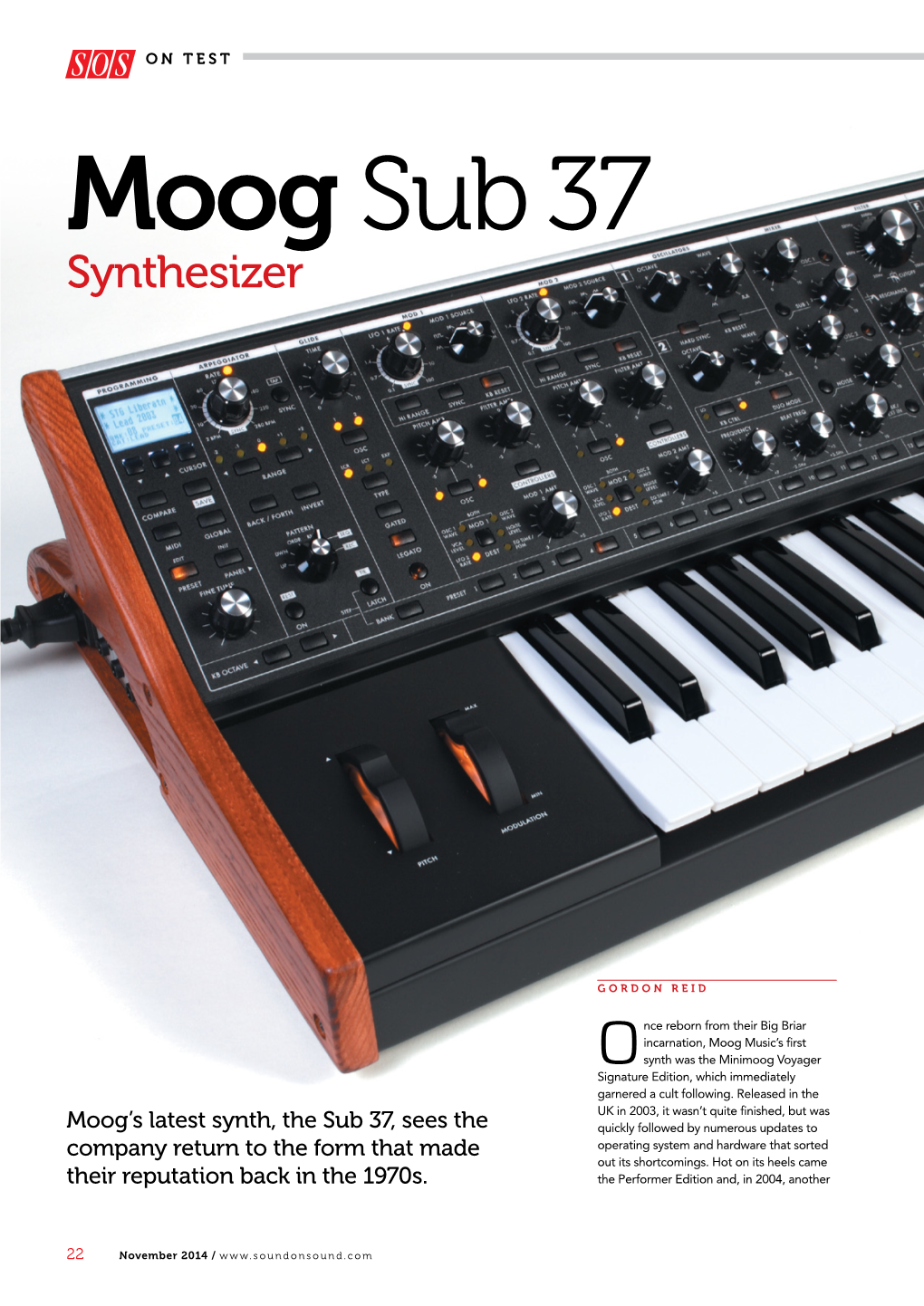 Moog Sub 37 Synthesizer