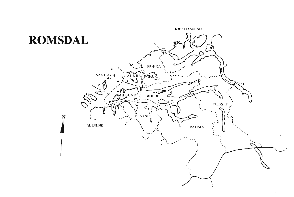 Gjendem Ola: Romsdal Svart På Kvitt