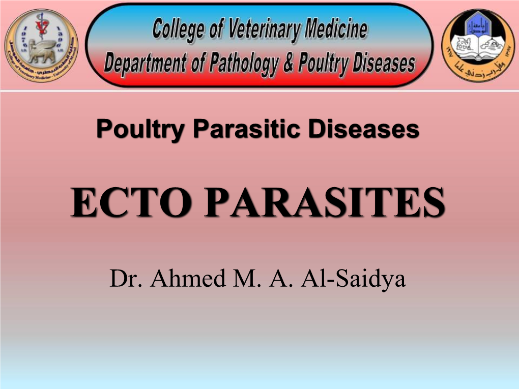 Ecto Parasites