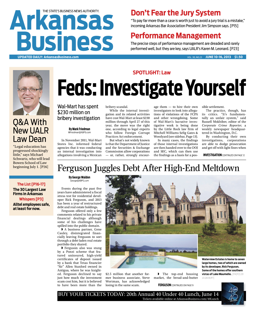 Arkansas Business June 10, 2013 3