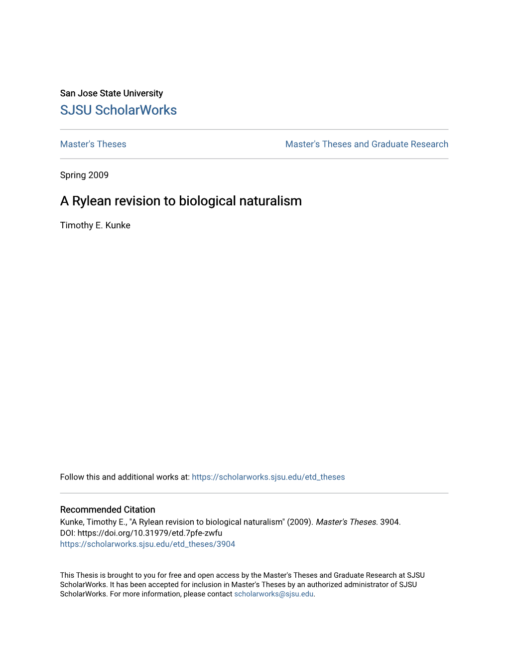 A Rylean Revision to Biological Naturalism