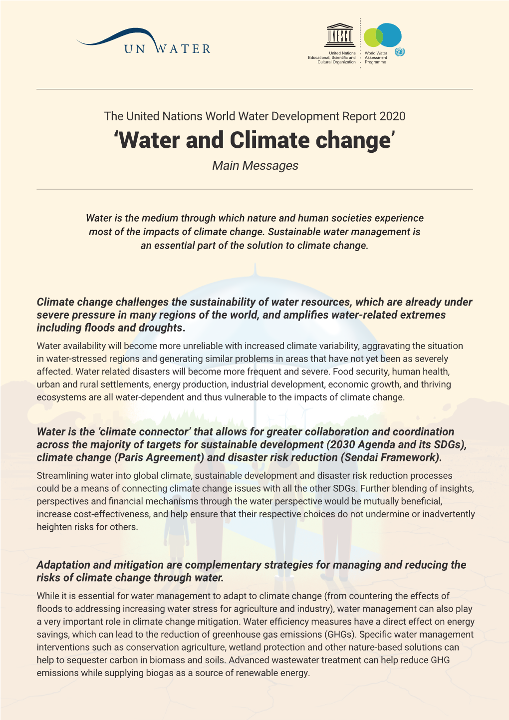 'Water and Climate Change'