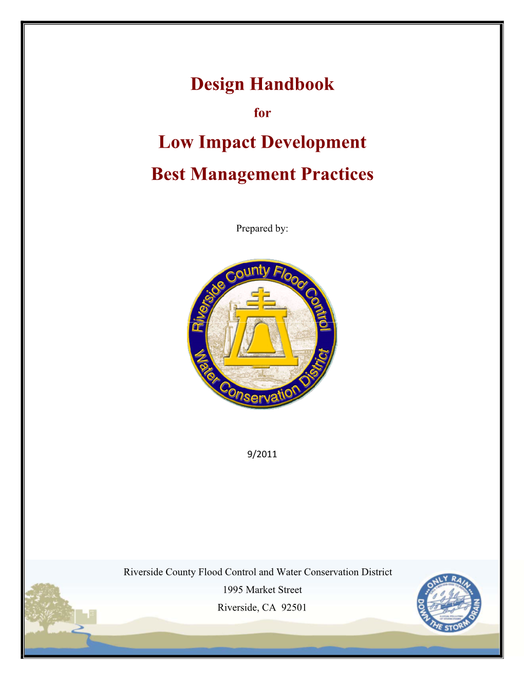 Design Handbook Low Impact Development Best Management
