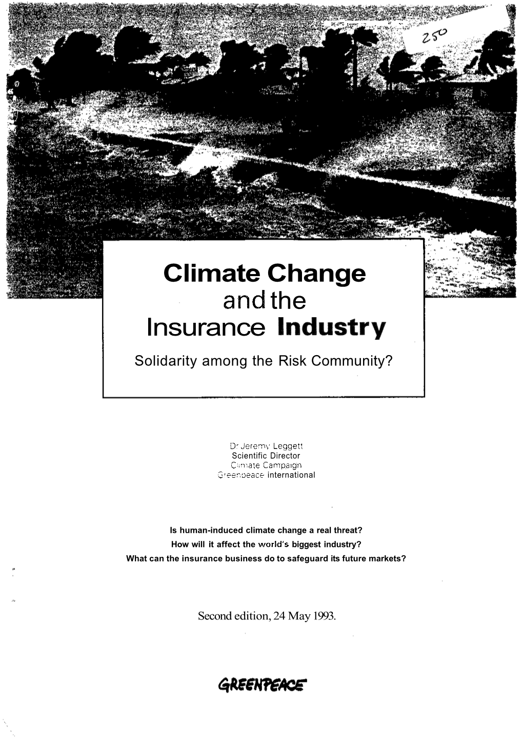 Climate Change Insurance Industry