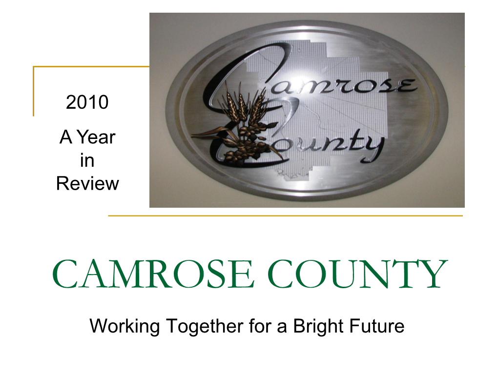 County of Camrose No. 22