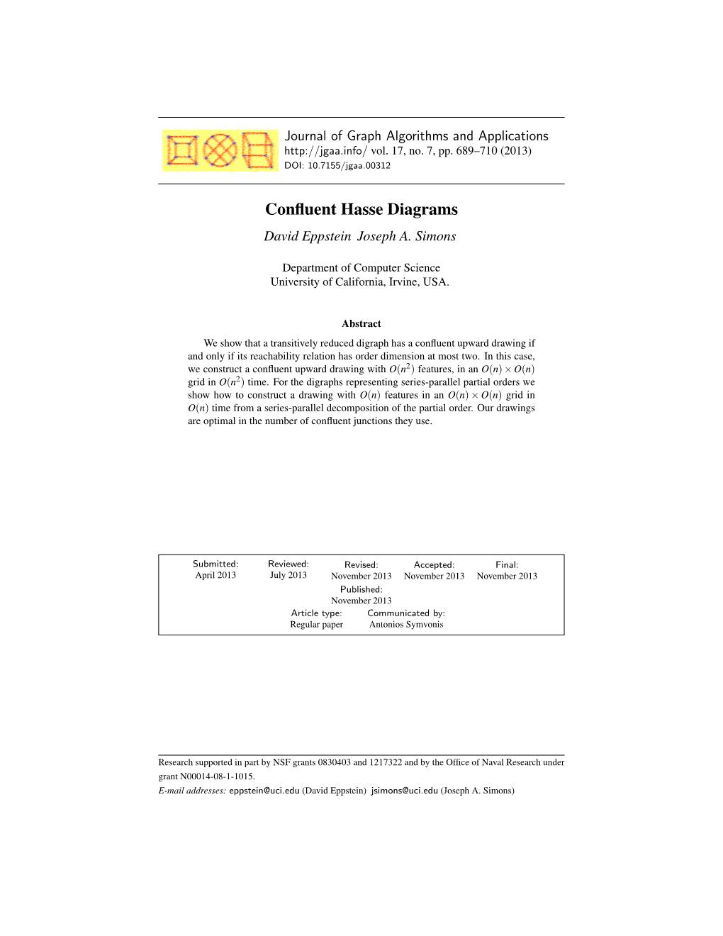 Confluent Hasse Diagrams