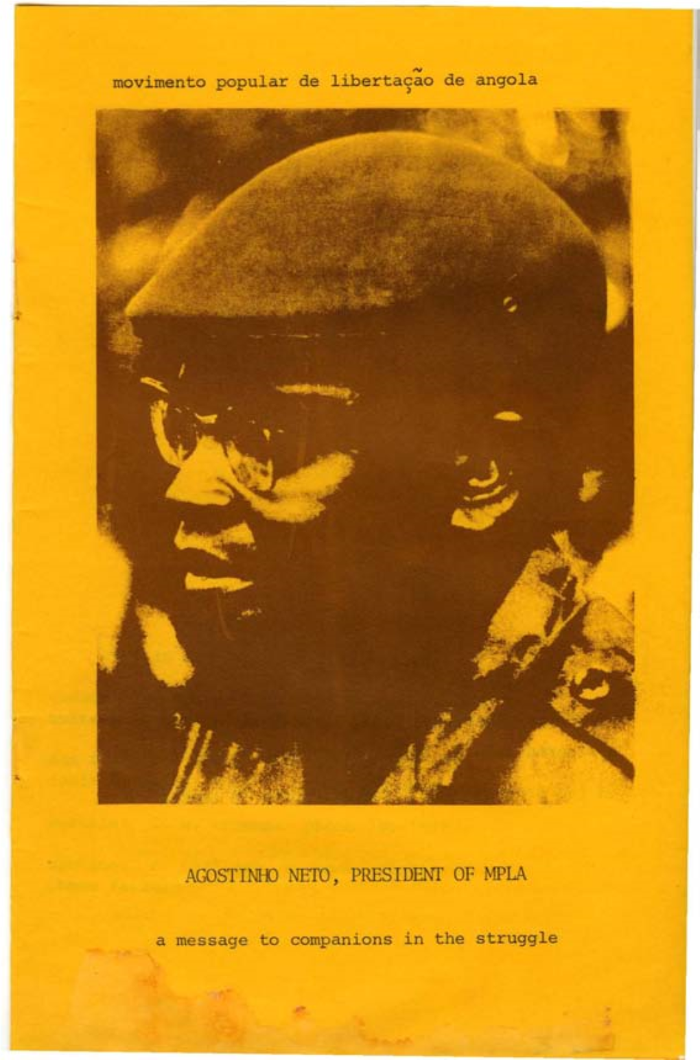 Agostini-£) Neto, President of Mpla