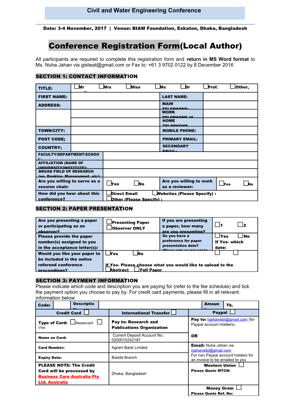 Club Membership Form Template s2