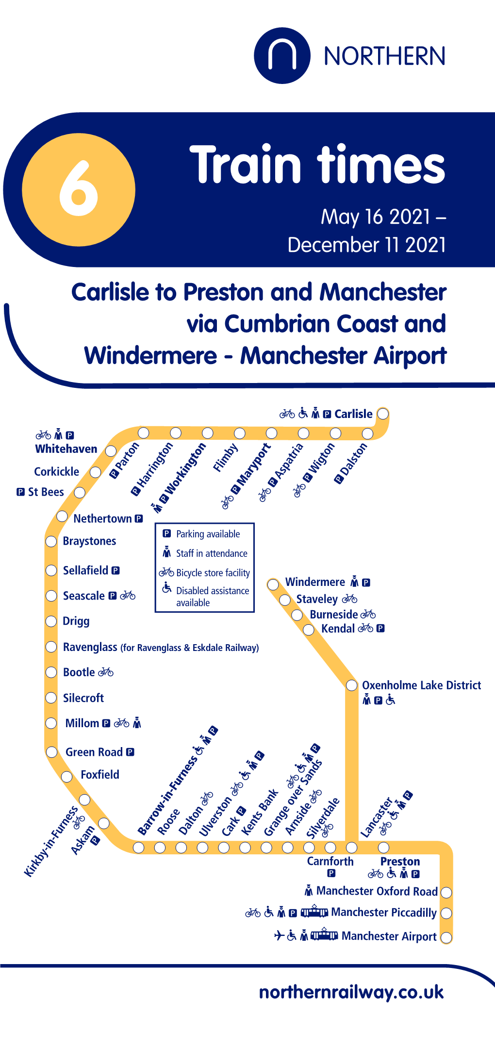 Carlisle to Barrow, Lancaster & Preston