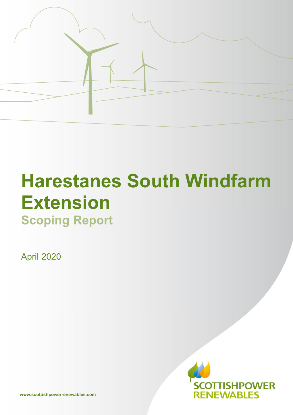 Harestanes South Windfarm Extension Scoping Report