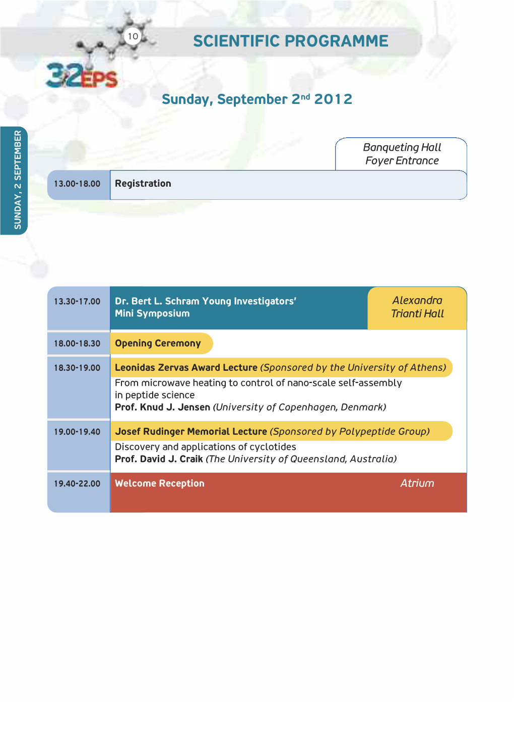 Scientific Programme