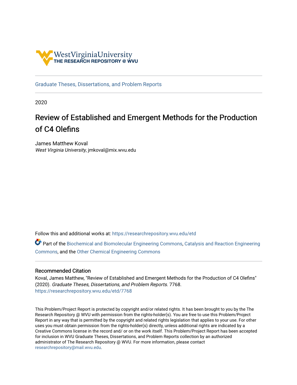 Review of Established and Emergent Methods for the Production of C4 Olefins