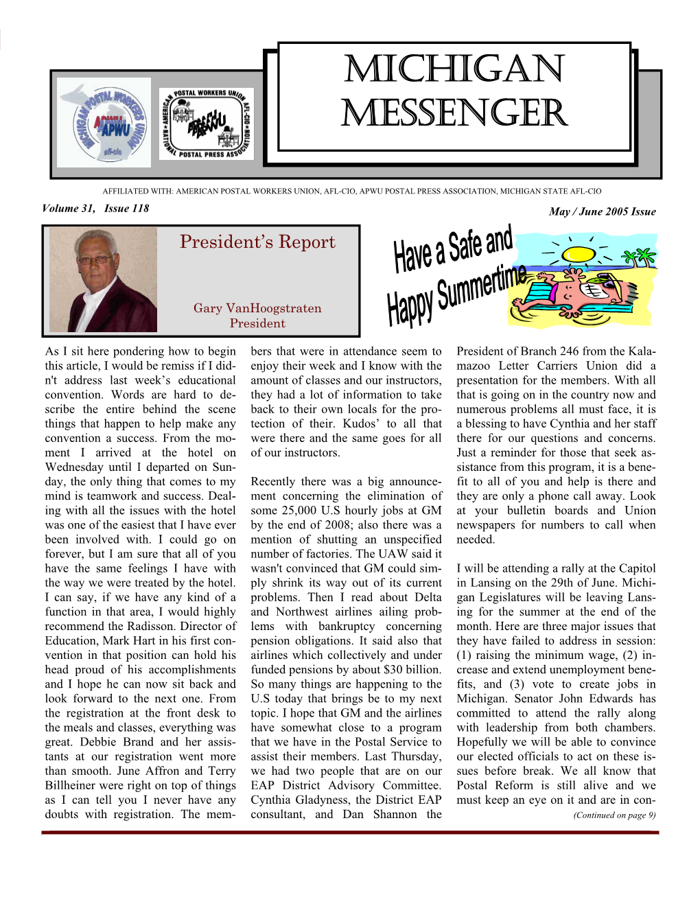 Messenger -May-June 2005