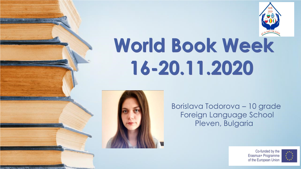 World Book Week 16-20.11.2020