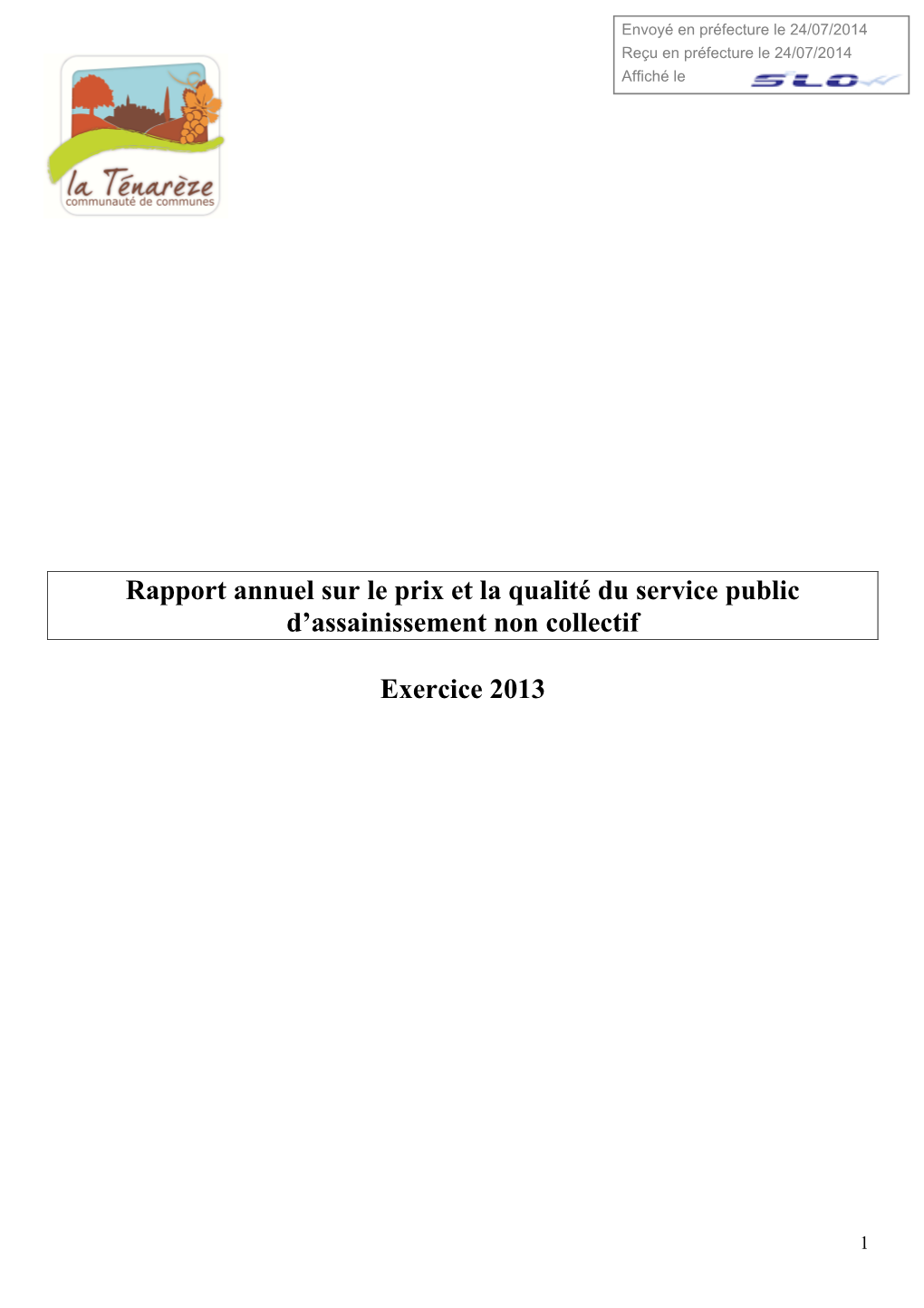 18A Rapport D'activité SPANC 2013