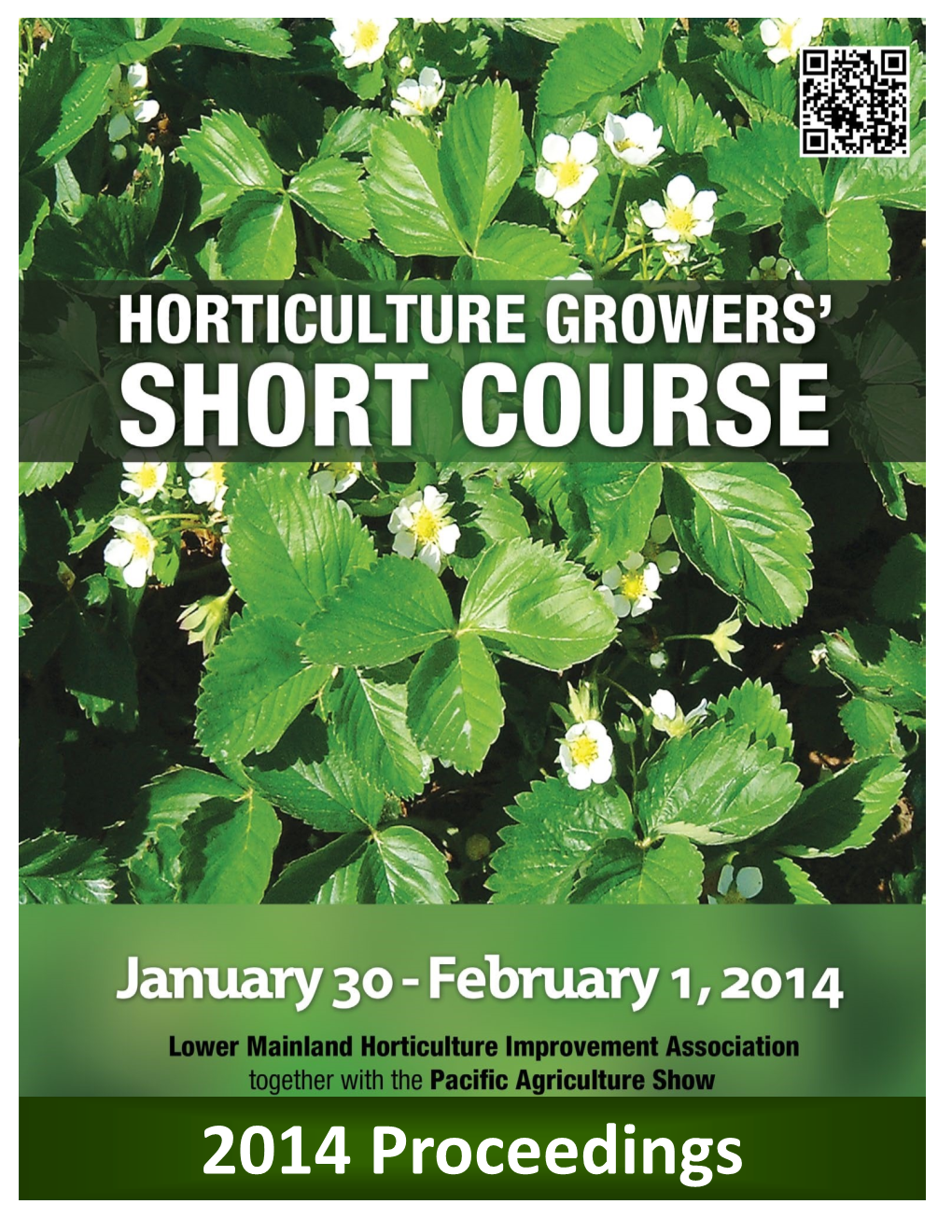 2014 Proceedings 56Th Annual Horticulture Growers’ Short Course
