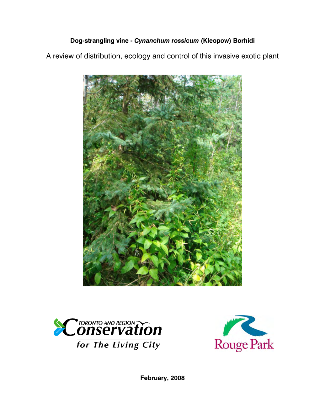 A Review of Distribution, Ecology and Control of This Invasive Exotic Plant