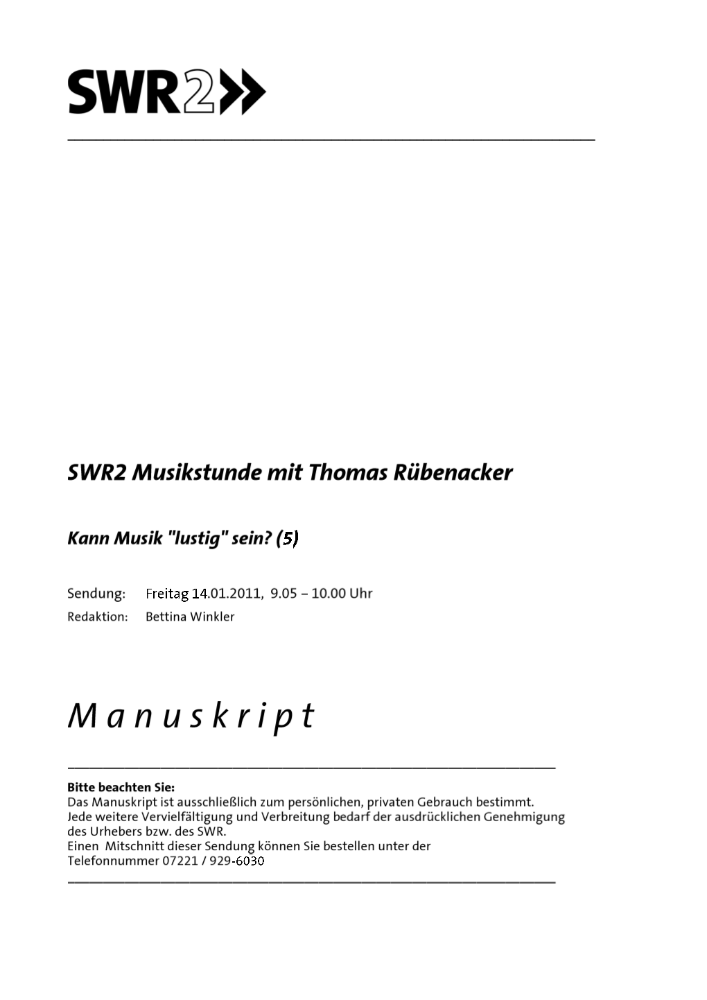 Swr2-Musikstunde-20110114.Pdf