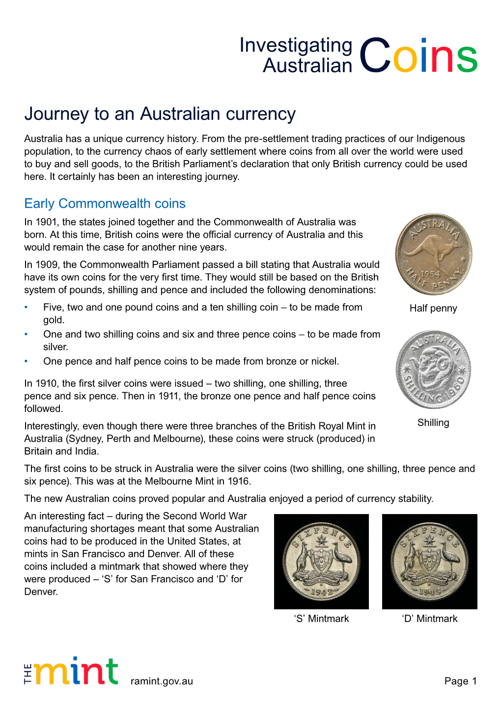 Journey to an Australian Currency Australia Has a Unique Currency History