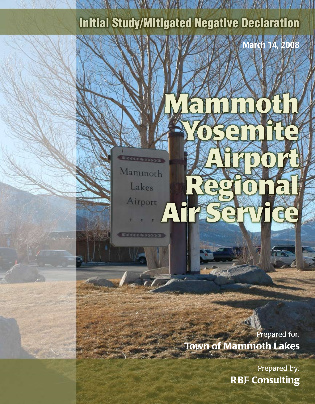 Mammoth Yosemite Airport Regional Air Service