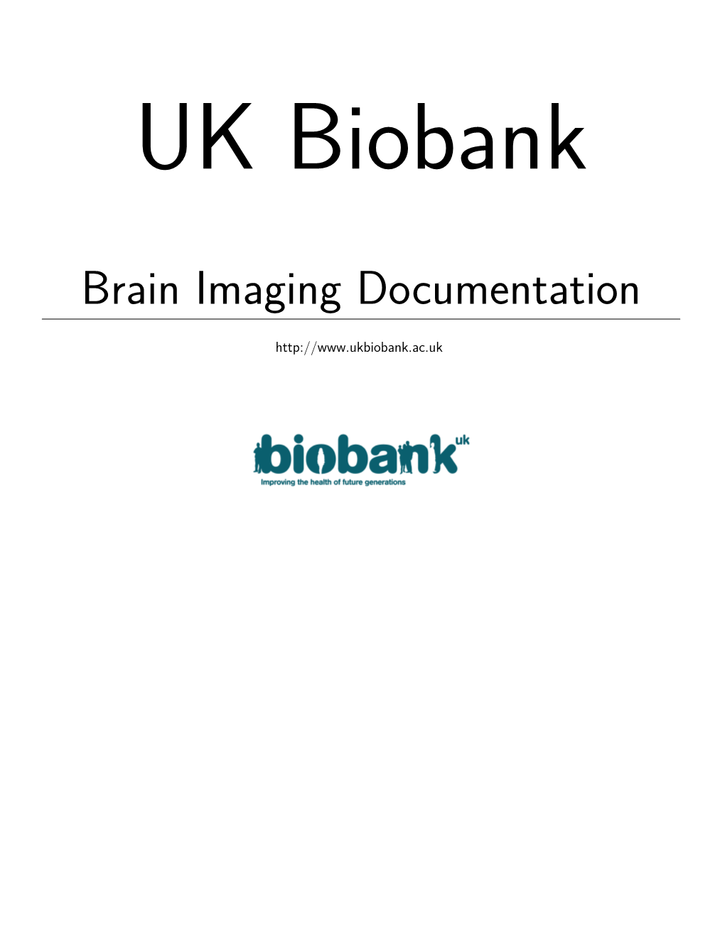 Brain Imaging Documentation