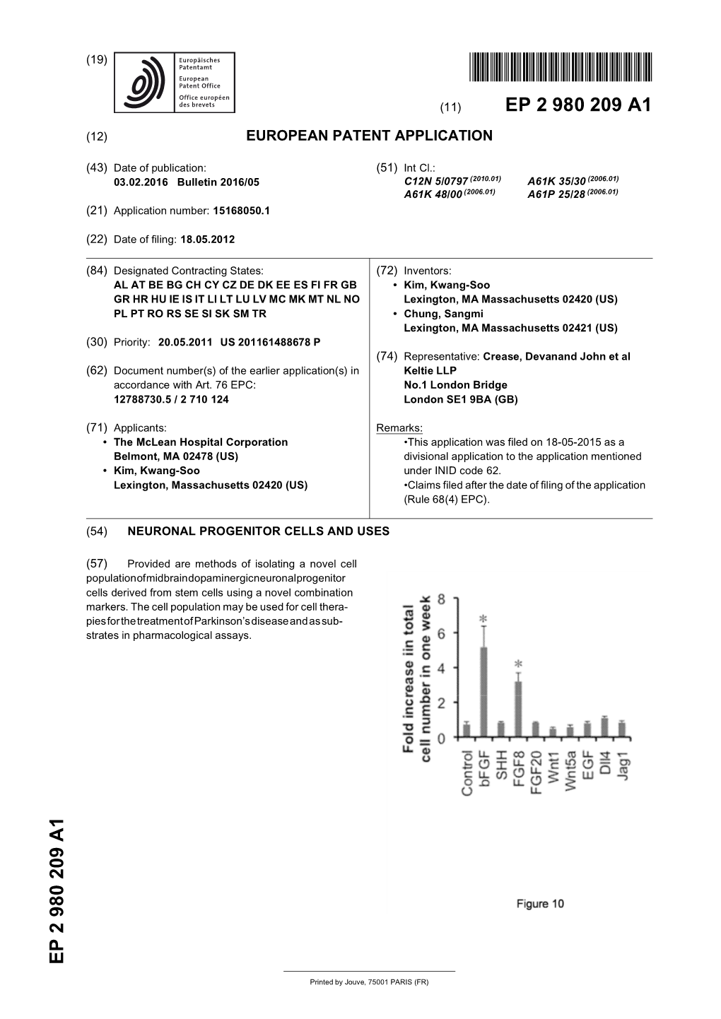 Neuronal Progenitor Cells and Uses