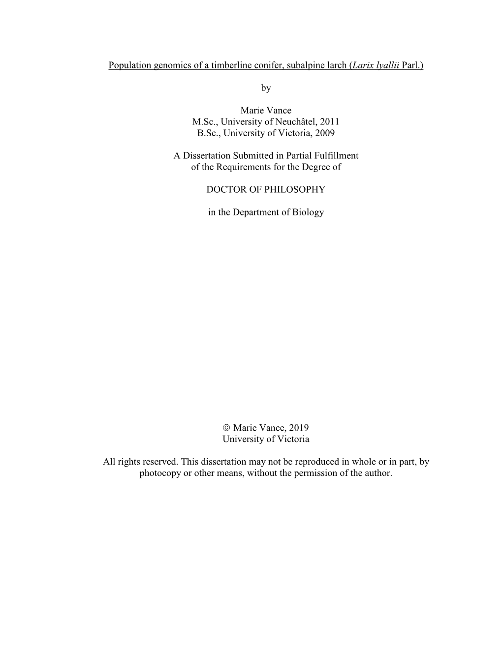 Uvic Thesis Template