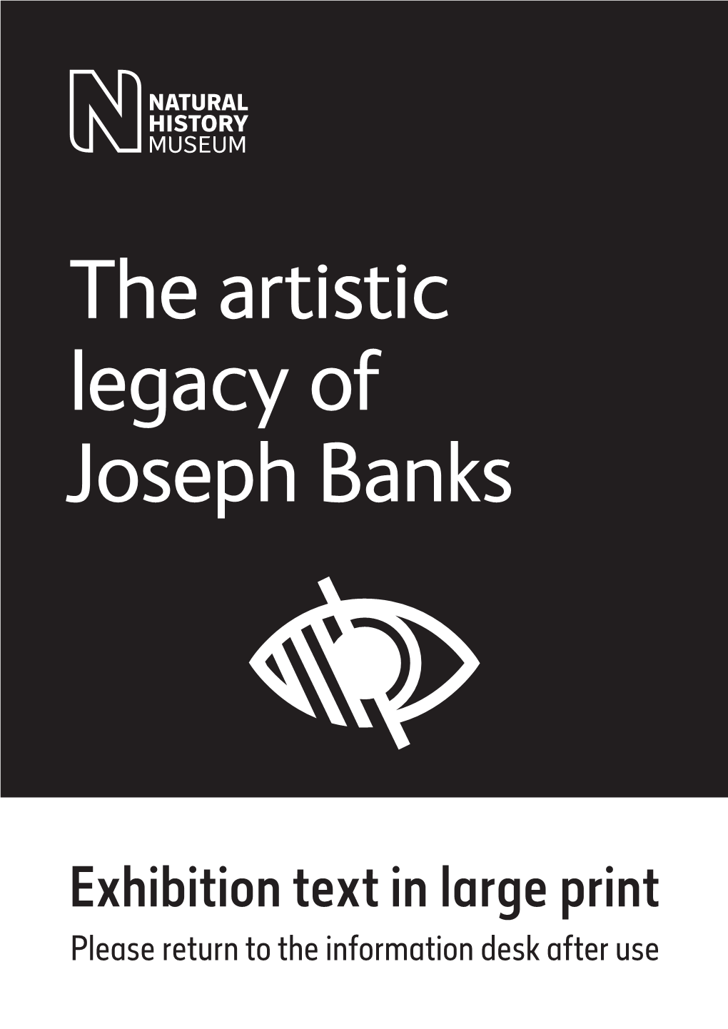The Artistic Legacy of Joseph Banks Large-Print Guide Rotation