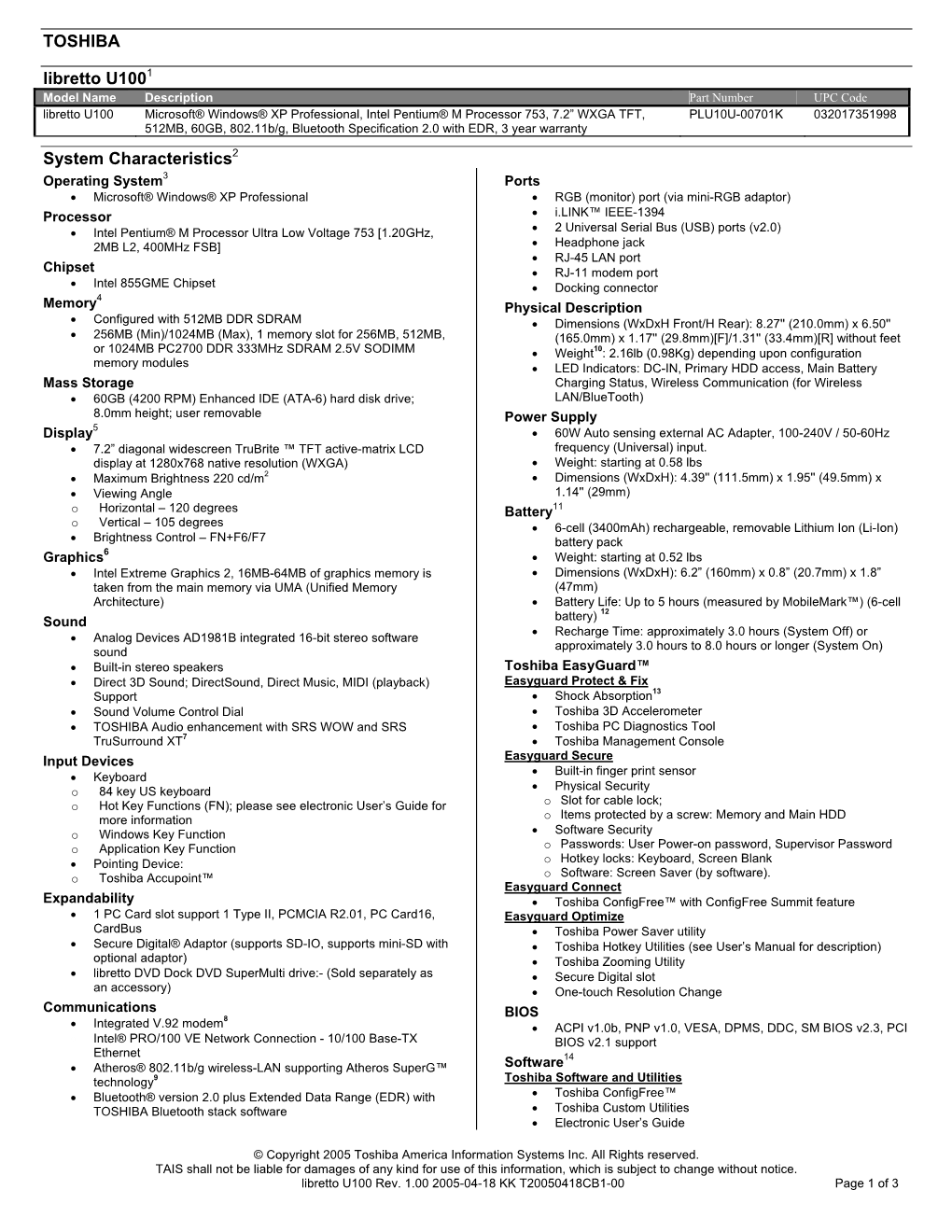 Custom Configuration Options and Optional Items Listed Below Are