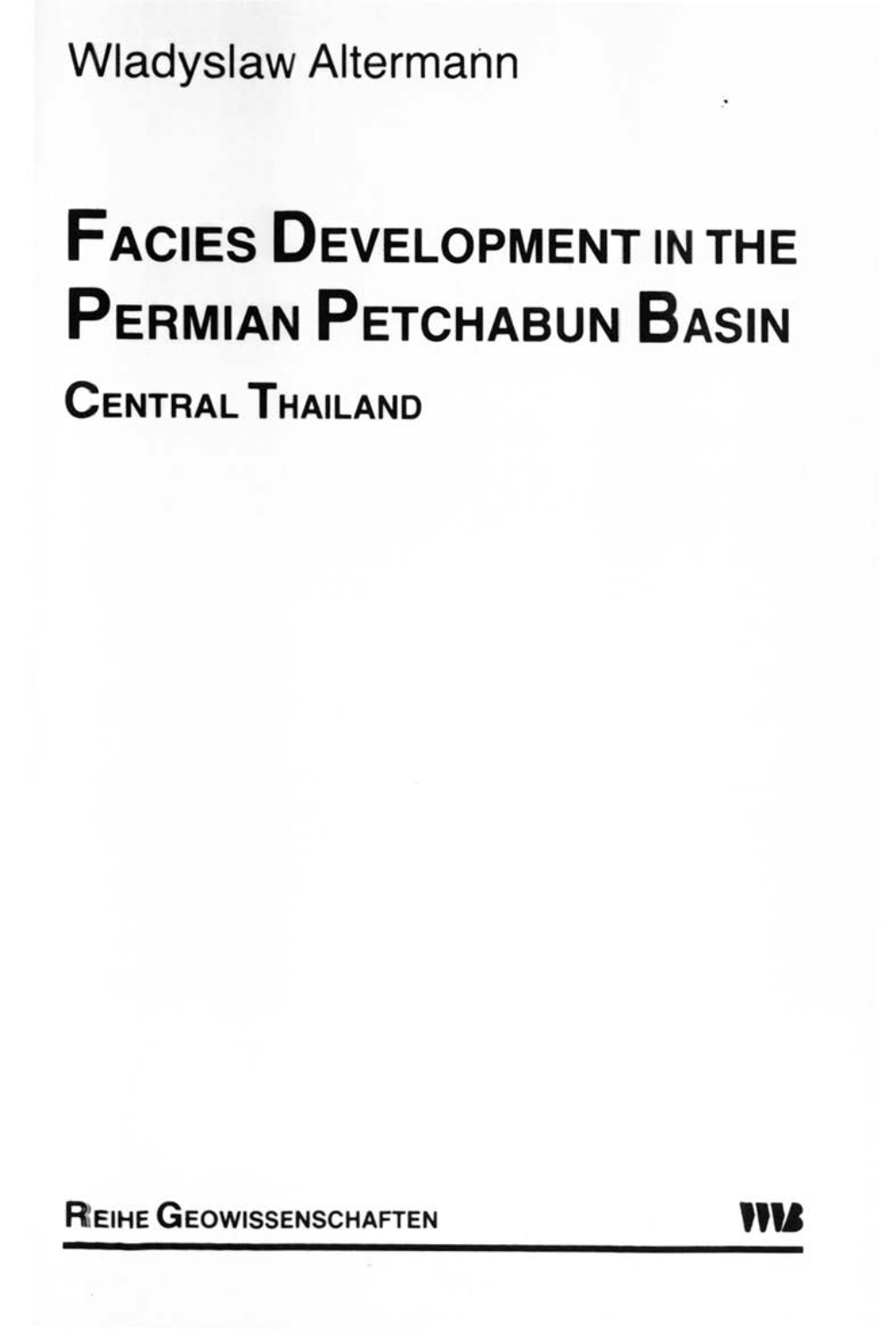 Facies Development in Teh Permian Petchabun Basin Central Thailand