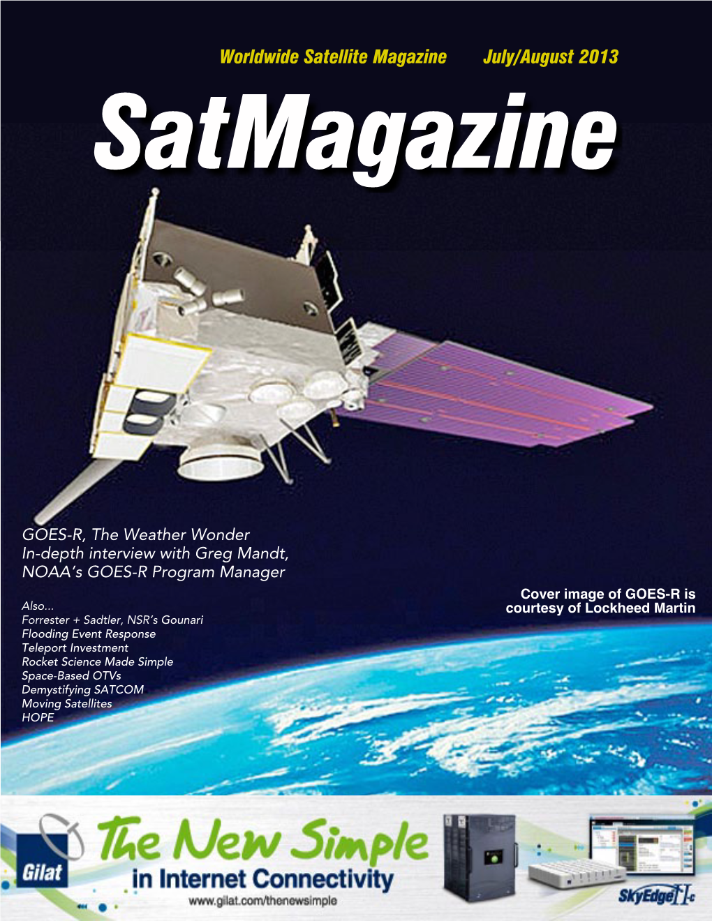 Worldwide Satellite Magazine July/August 2013 Satmagazine