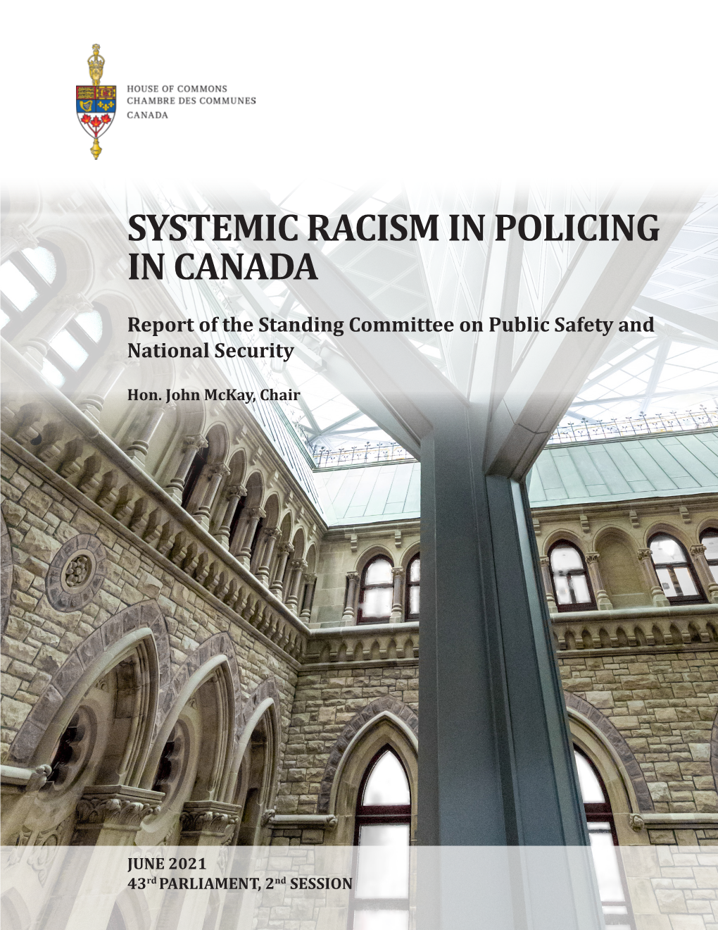 Systemic Racism in Policing in Canada