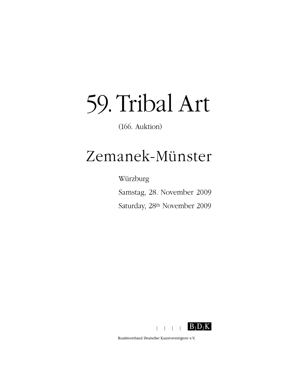 59. Tribal Art (166