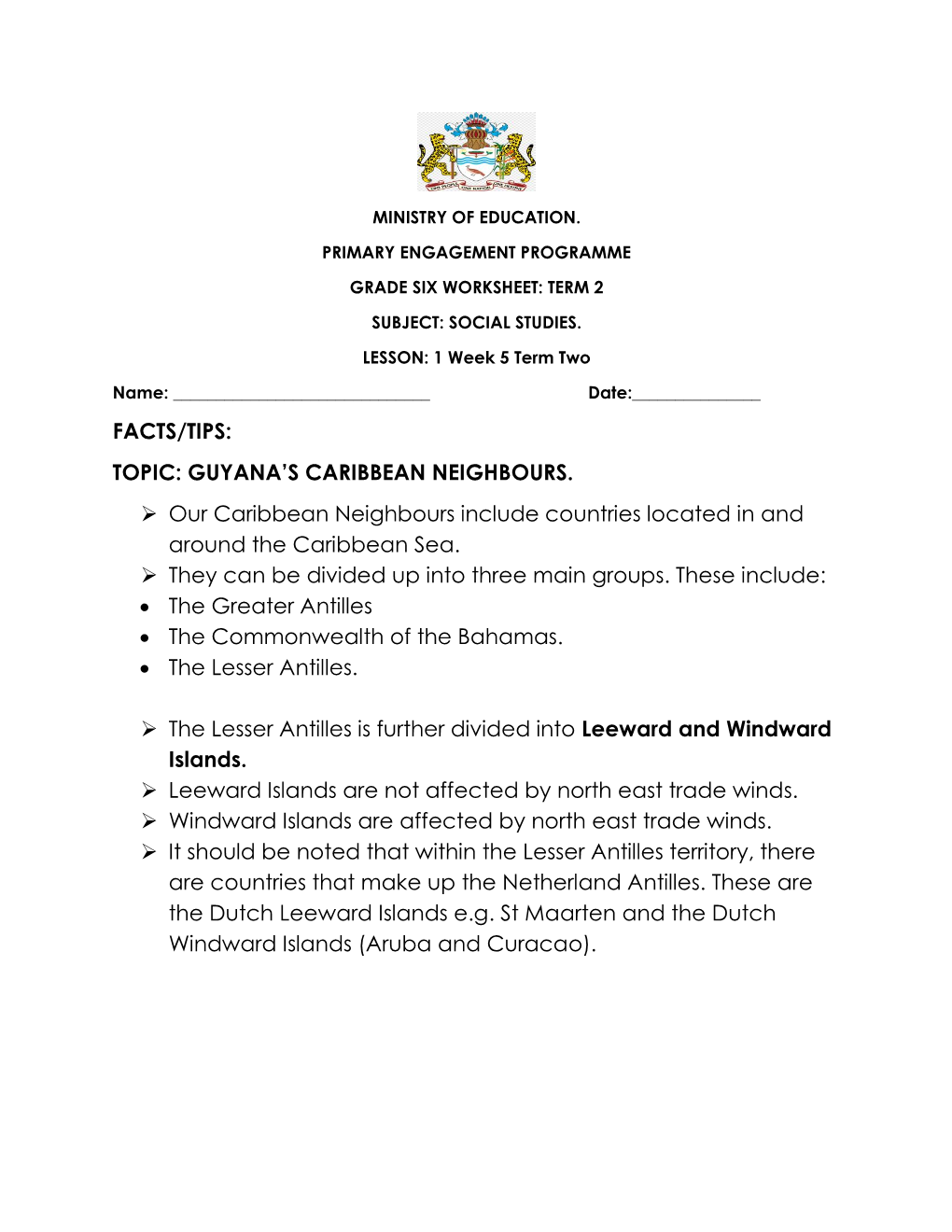 Pdf Grade 6 Social Studies Week 5 Lesson 1