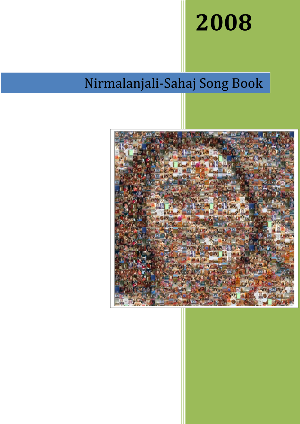 Nirmalanjali-Sahaj Song Book