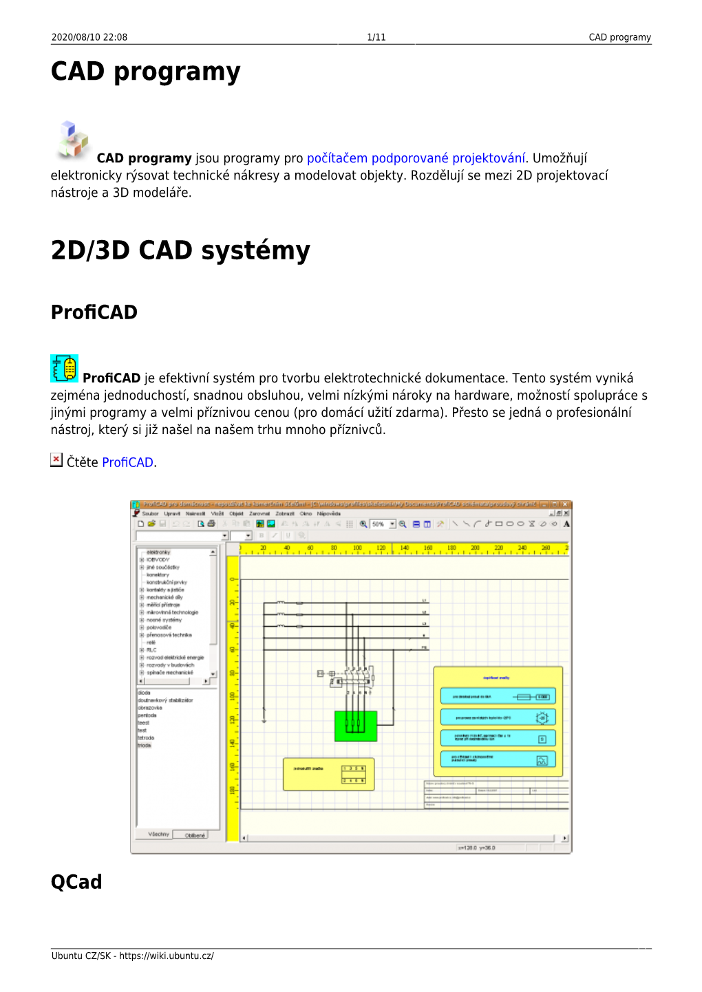 CAD Programy CAD Programy