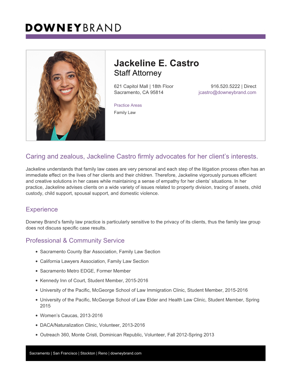 Jackeline E. Castro, Page 1