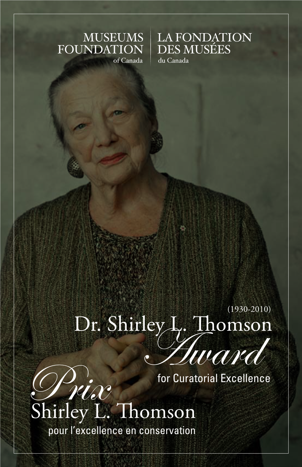 Dr. Shirley L. Thomson Shirley L. Thomson