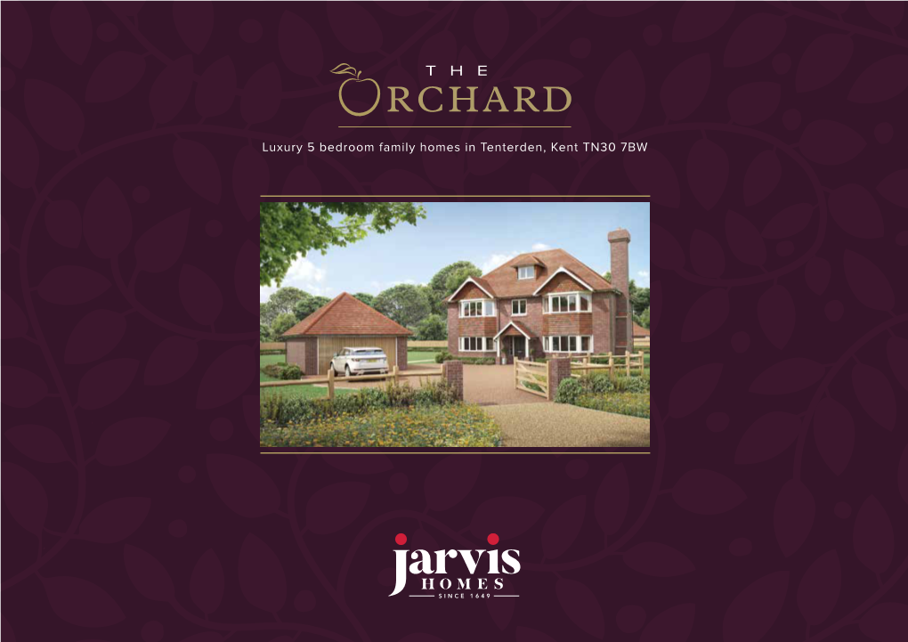 Luxury 5 Bedroom Family Homes in Tenterden, Kent TN30 7BW Development Plan the Orchard, Appledore Road, Tenterden, Kent TN30 7BW