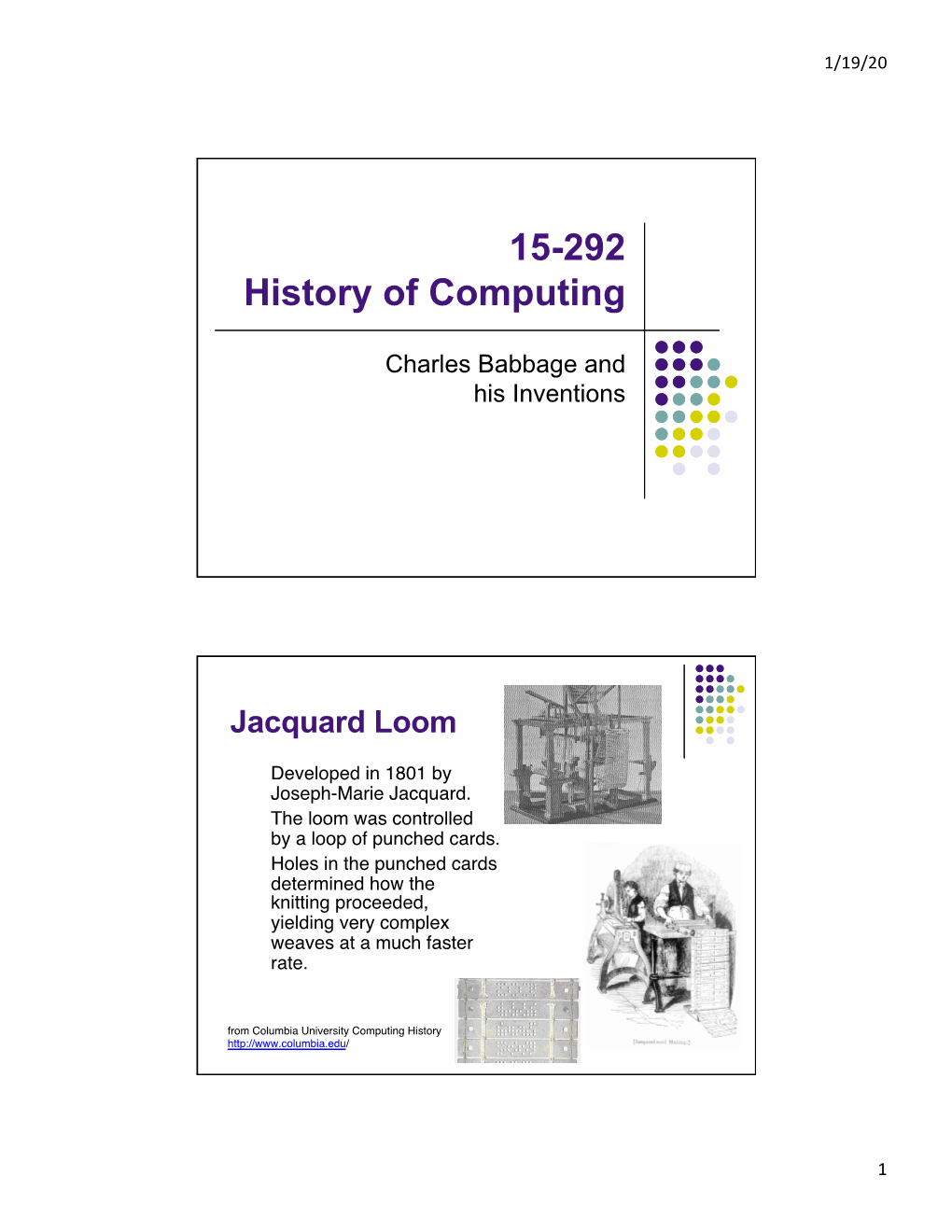 Charles Babbage and His Inventions