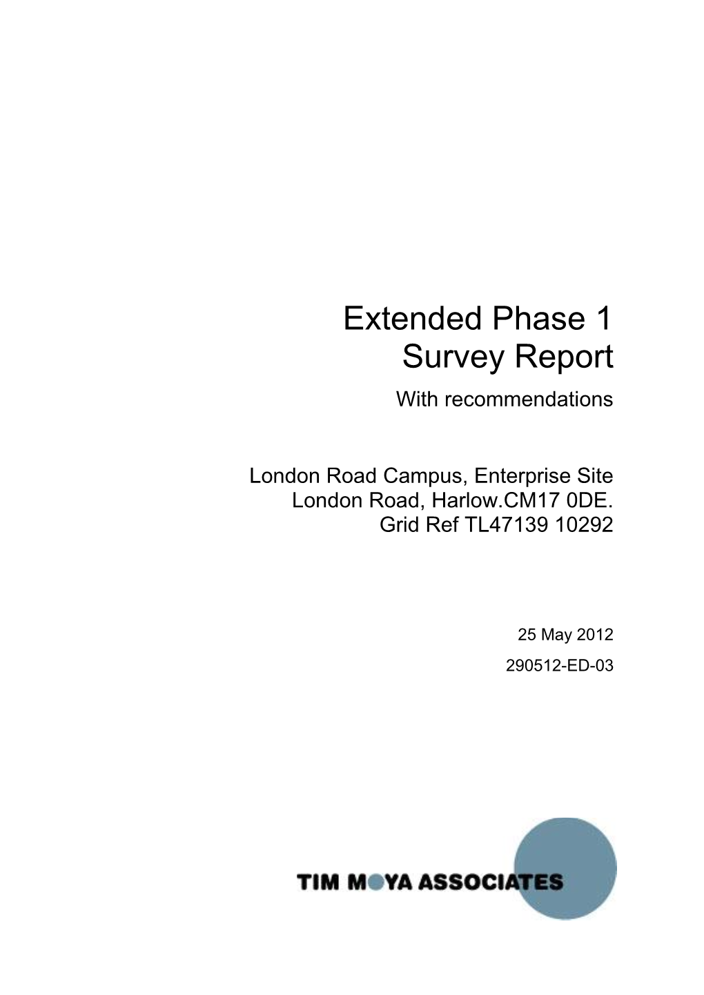 Extended Phase 1 Habitat Survey