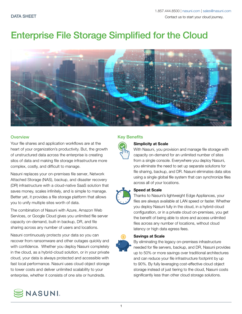 Enterprise File Storage Simplified for the Cloud
