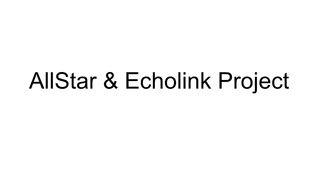 Allstar & Echolink Project
