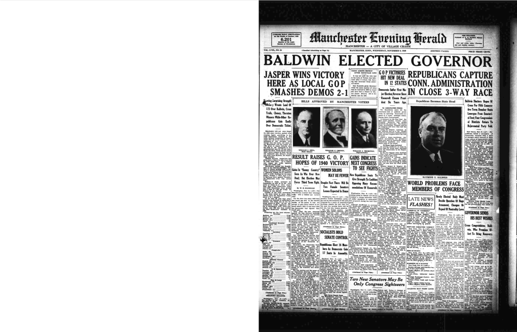 Baldwin Elected Governor