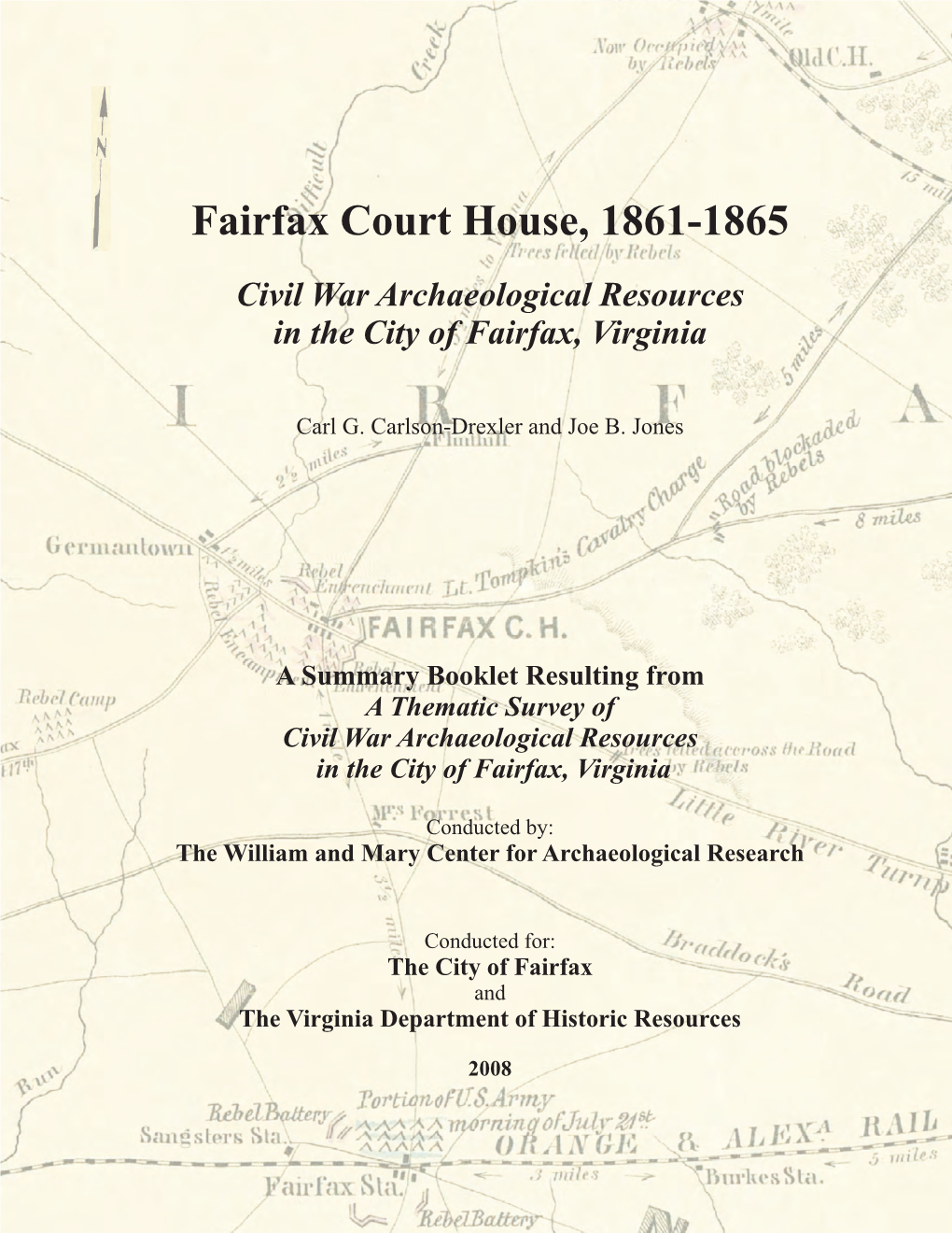 The Civil War in Fairfax Court House………………………………….……….…4