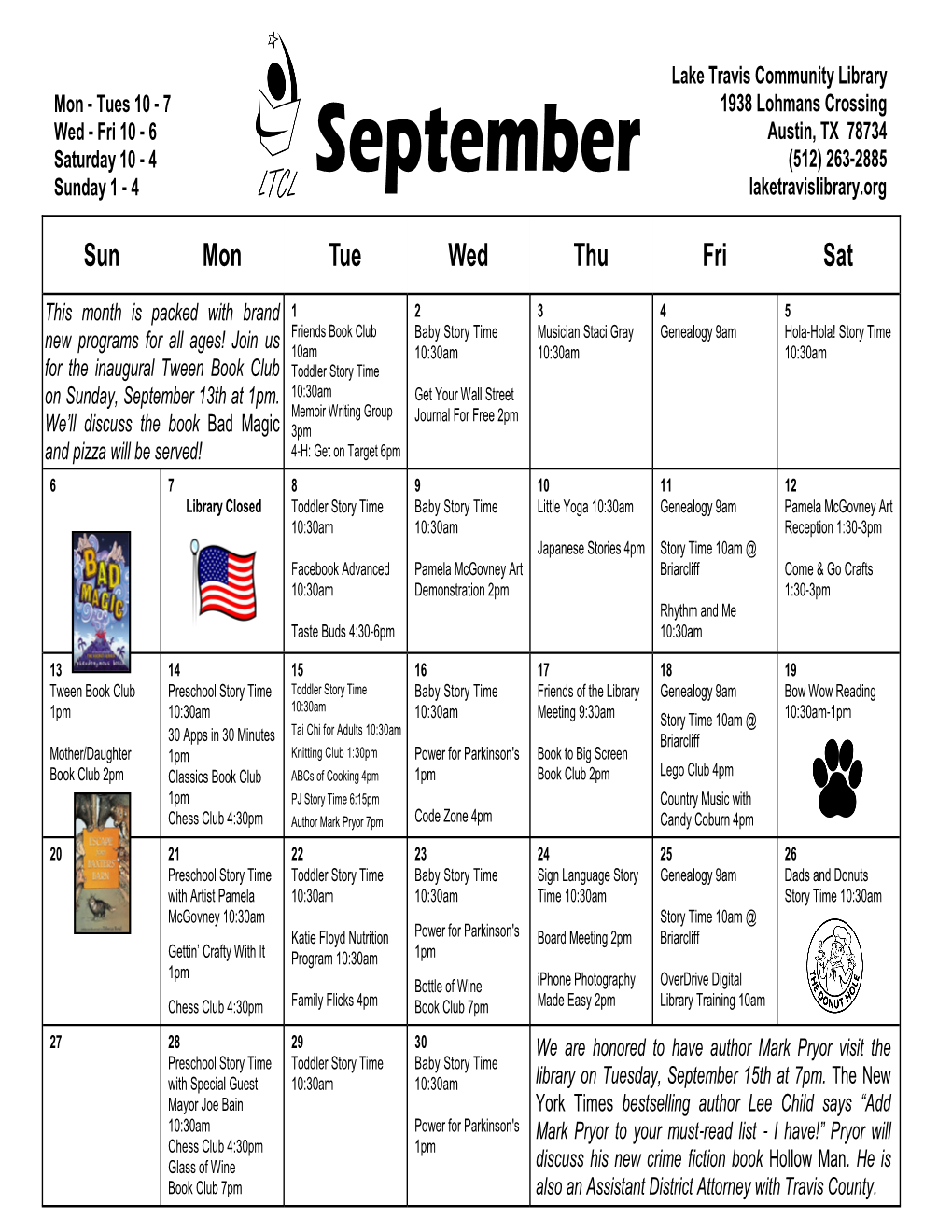 September 2015 Calendar.Pub