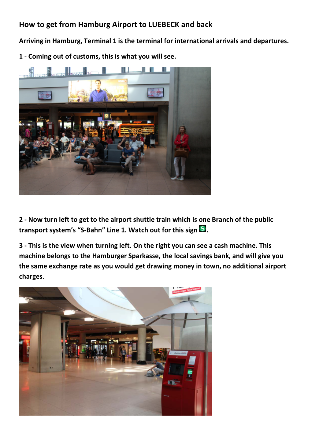 How to Get from Hamburg Airport to LUEBECK and Back